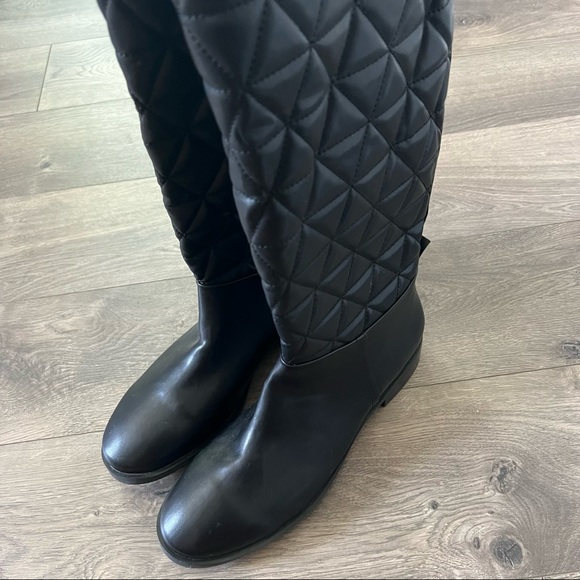 AEROSOLES Berri Tall Quilted Riding Boots NWOT - Picture 4 of 10